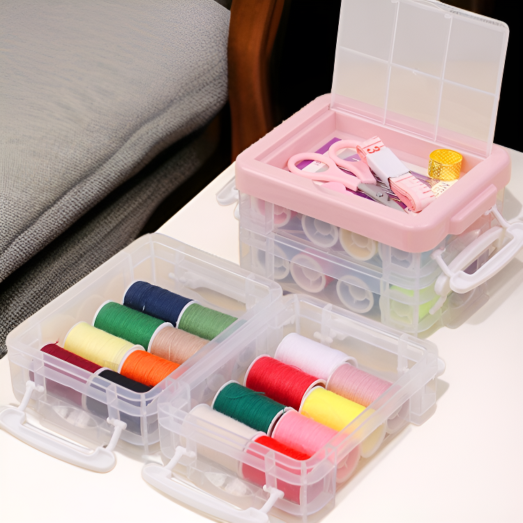 針線盒30件套雙層針線盒多功能針線縫紉