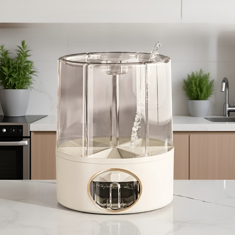 大容量360°回転式穀物貯蔵バケツ