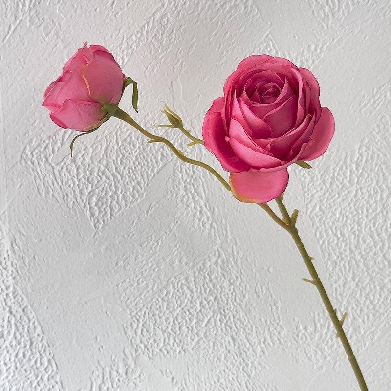 ウェディング用ローズピンク造花 ミニフラワーデコレーション