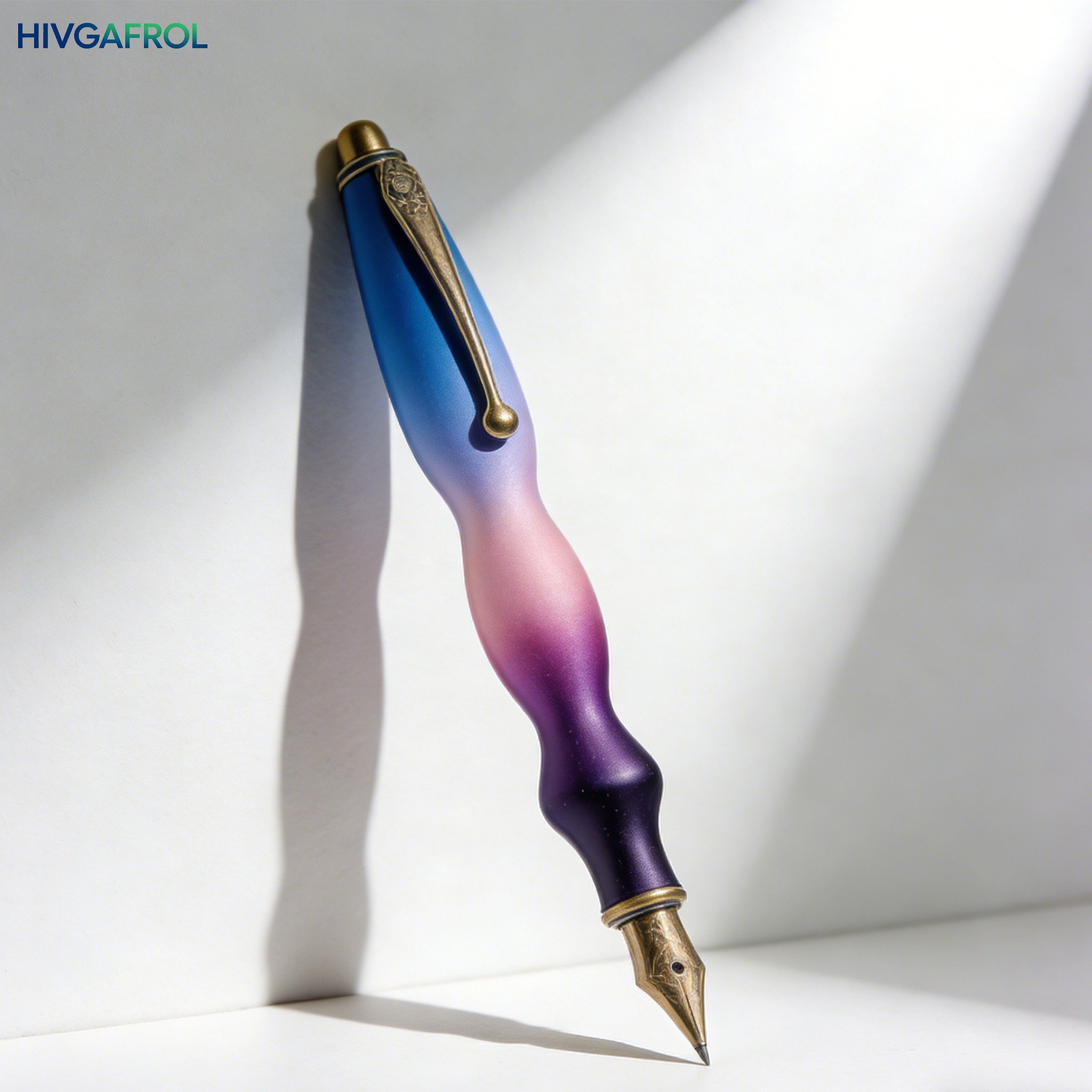 Długopis wieczny w stylu retro z metalowym korpusem (opakowanie 2 szt.)