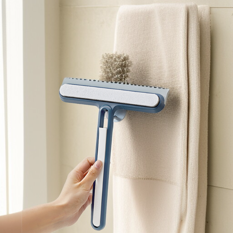 Household Silicone Sponge Handle Cleaning Brush, Wet & Dry Use