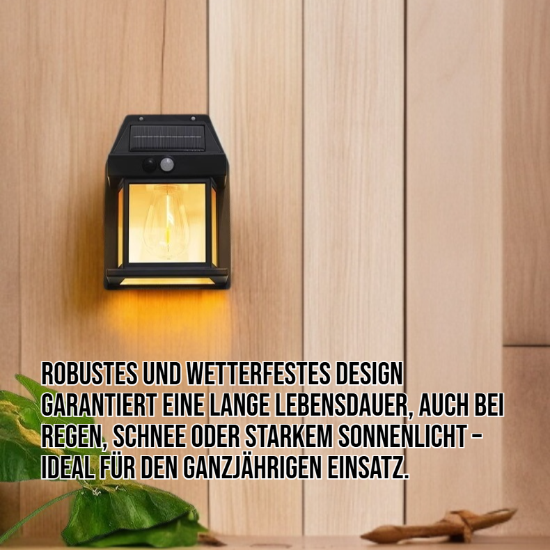 Wasserdichte Solar Wandleuchte für den Außenbereich