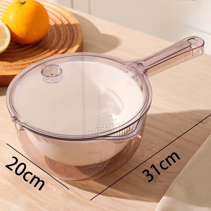 蔬果旋轉淘洗盆