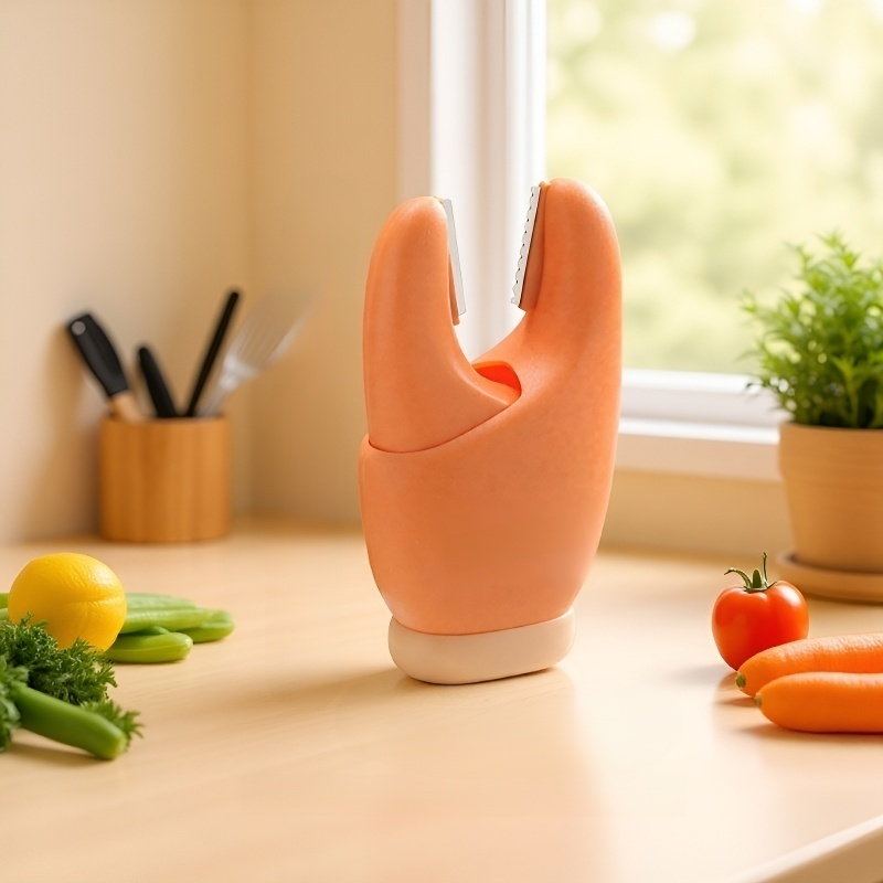 シンプルなデザインの多機能ニンニクピーラー