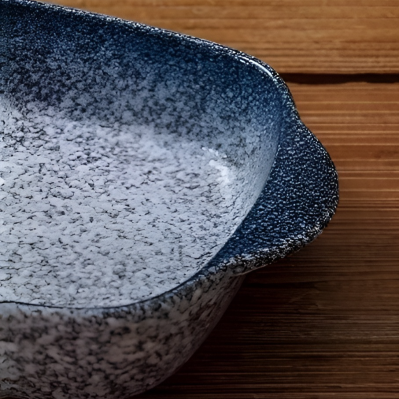 Double-eared baking pan