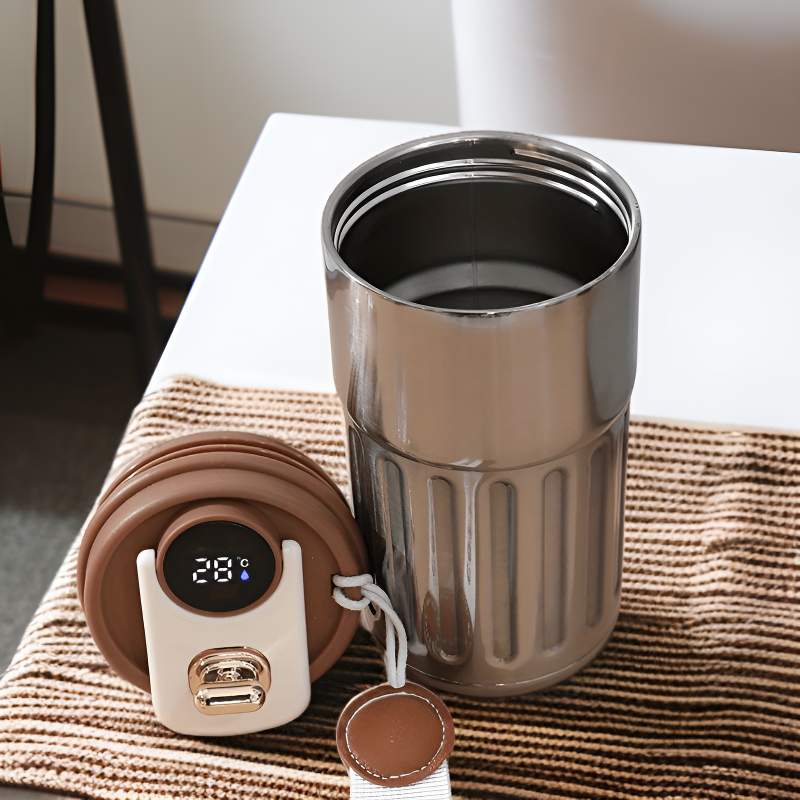 智能溫度顯示咖啡杯保溫杯