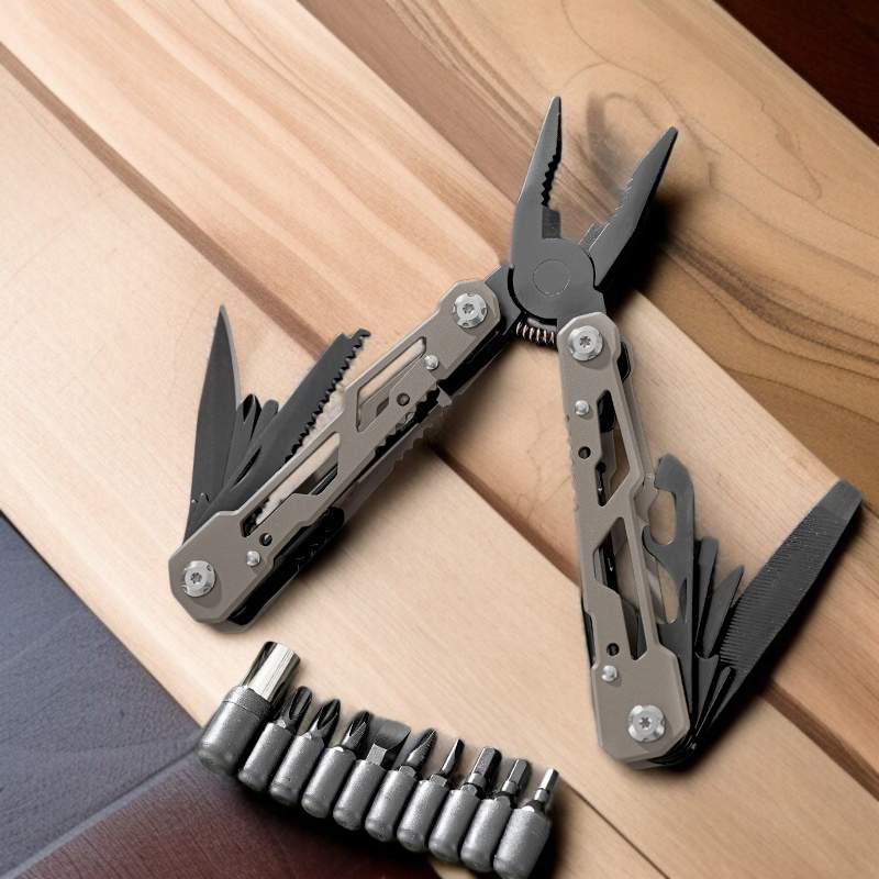 아웃도어 휴대용 접이식 다용도 공구집게 접이식 스테인리스 접이식 휴대용 콤비네이션 비트