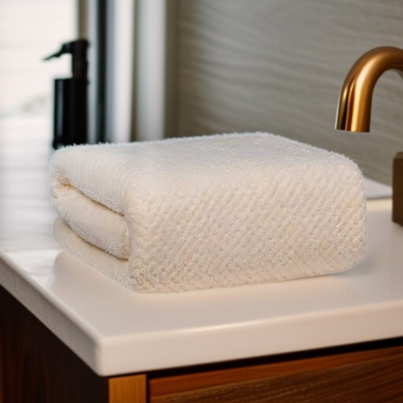 산호 양털 퀼팅 목욕 타월