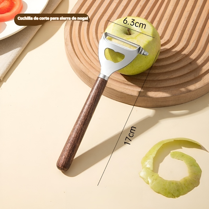 Pelador de acero inoxidable para uso doméstico y nueces