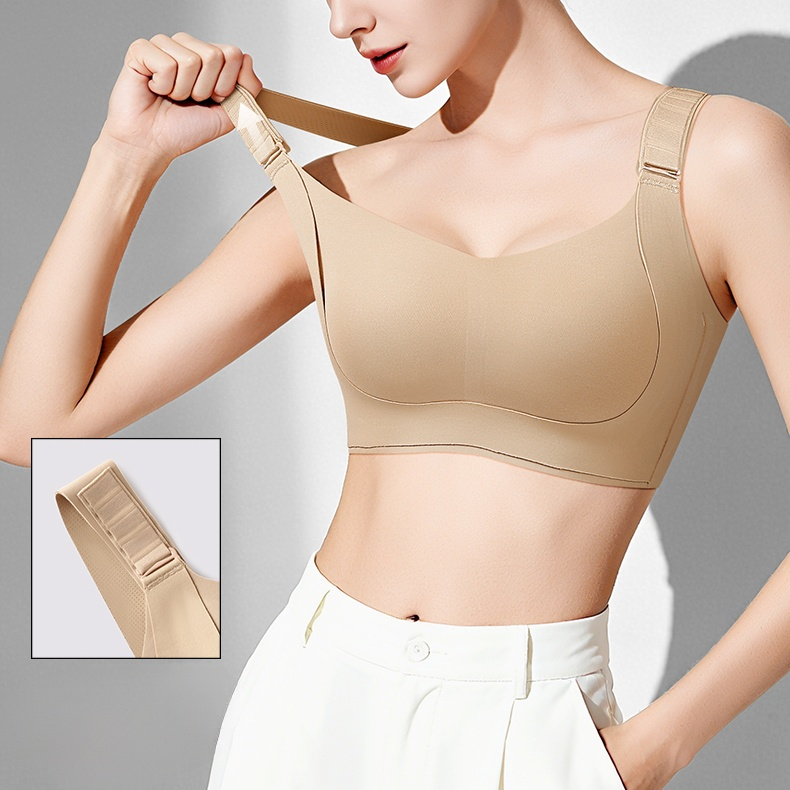 Sujetador reductor sin costuras para busto grande, ajuste y soporte anticaída