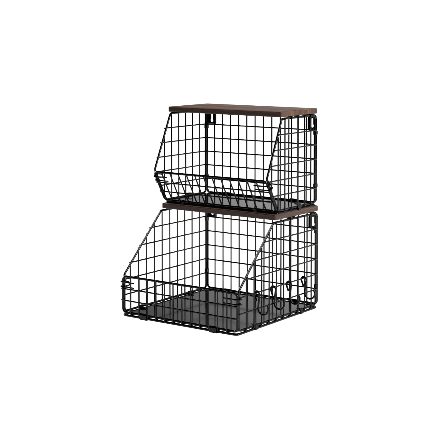 折りたたみ式壁掛け収納ラック