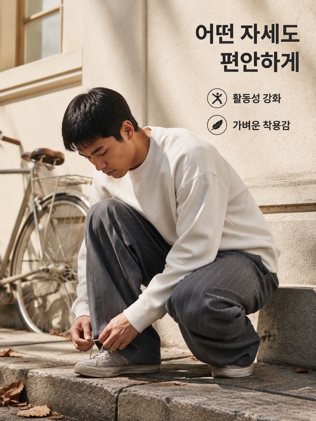 다양한 코디가 가능한 남자 슬랙스
