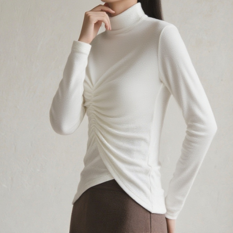 여성 화이트 슬림핏 이너