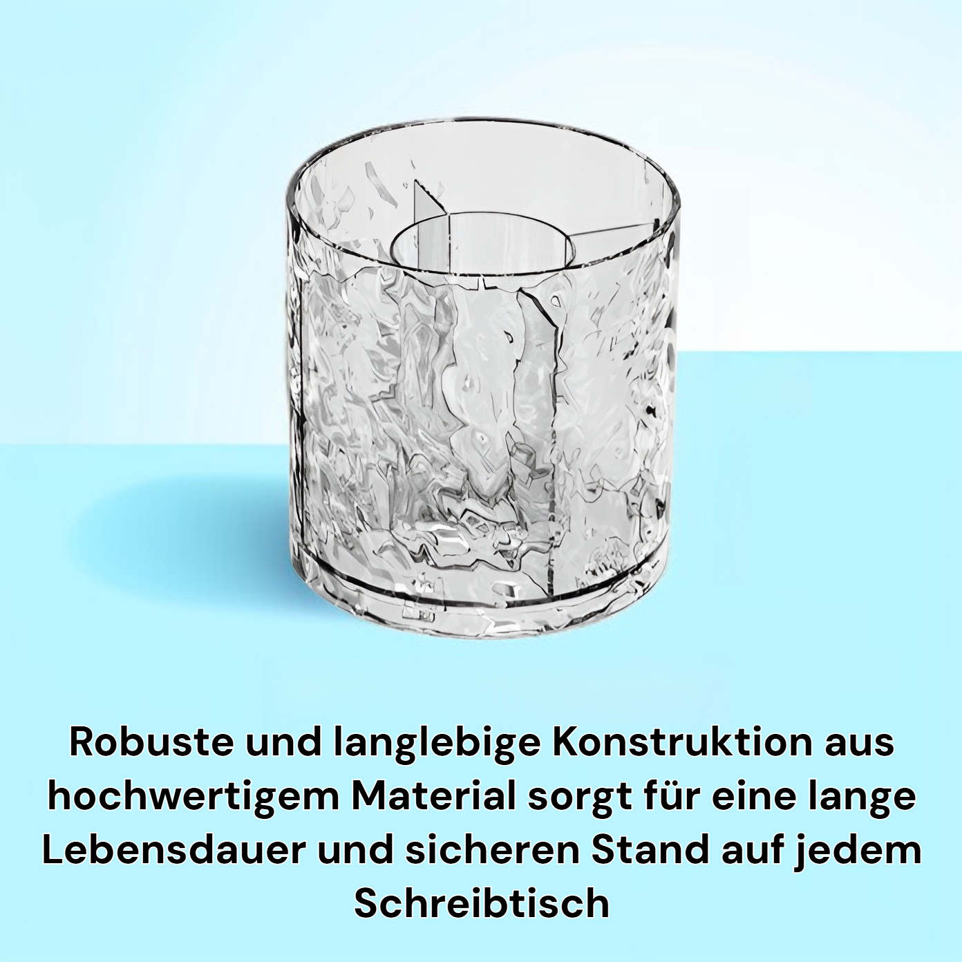 360-Grad drehbarer Stifthalter mit großer Kapazität auf dem Schreibtisch