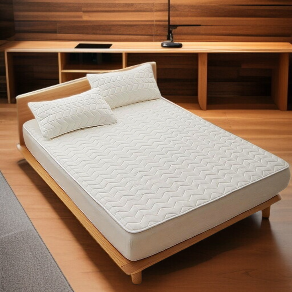 면 전체 매트리스 쿠션 가정용 침실 싱글 항균 요 미끄럼 방지 매트리스 순면 얇은 매트 접이식