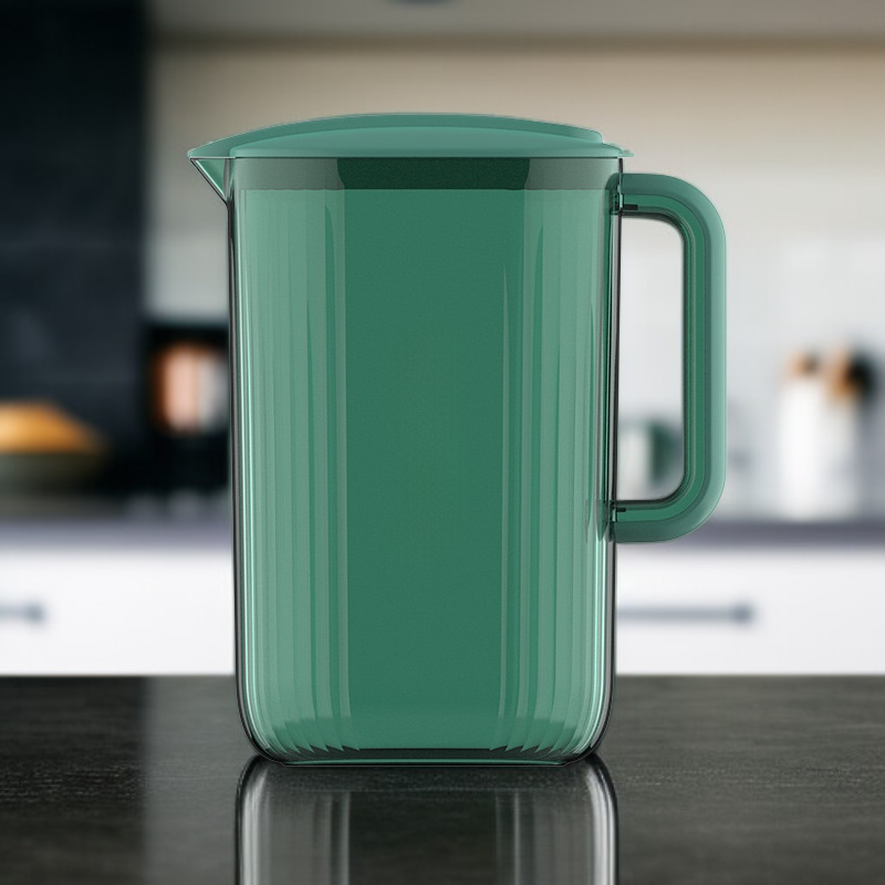 家庭用大容量耐熱ガラス冷水ポット