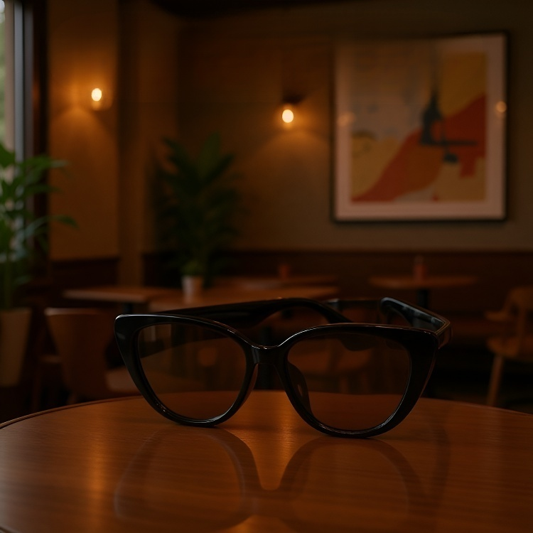 ヴィンテージ・キャットアイ・サングラス サングラス 復古 小枠 室内 非アレルギー性素材を使用