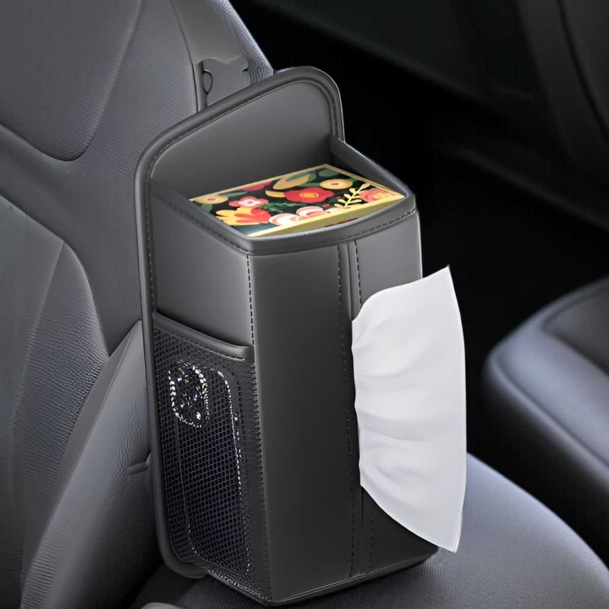 車のシートサイドティッシュボックス副操縦士インテリアユニバーサル多機能シート吊り下げ紙収納バッグ