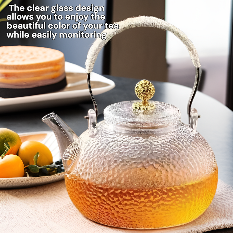 Teapot made of borosilicate glass