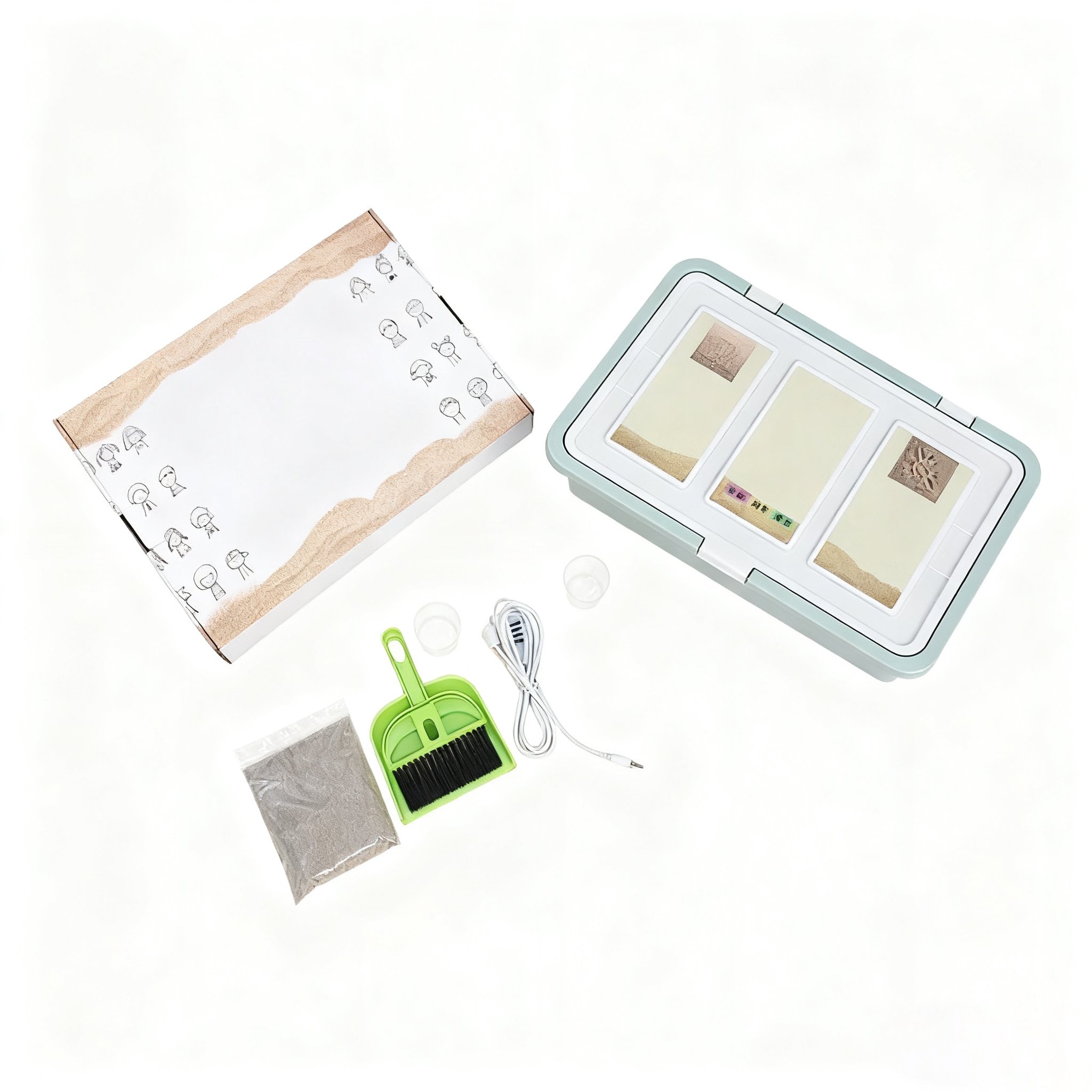 Barevný písek pro kreativní tvoření