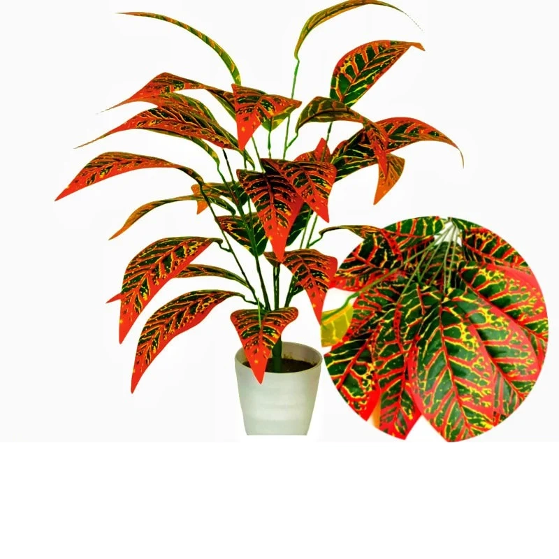 Simulated potted turtle back bamboo leaf artificial flower decoration bonsai