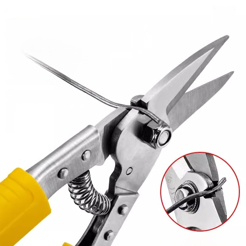 다용도 전자가위 와이어 홈 철가위 공업용 강력가위 알루미늄 버클판 와이어 홈 전기가위