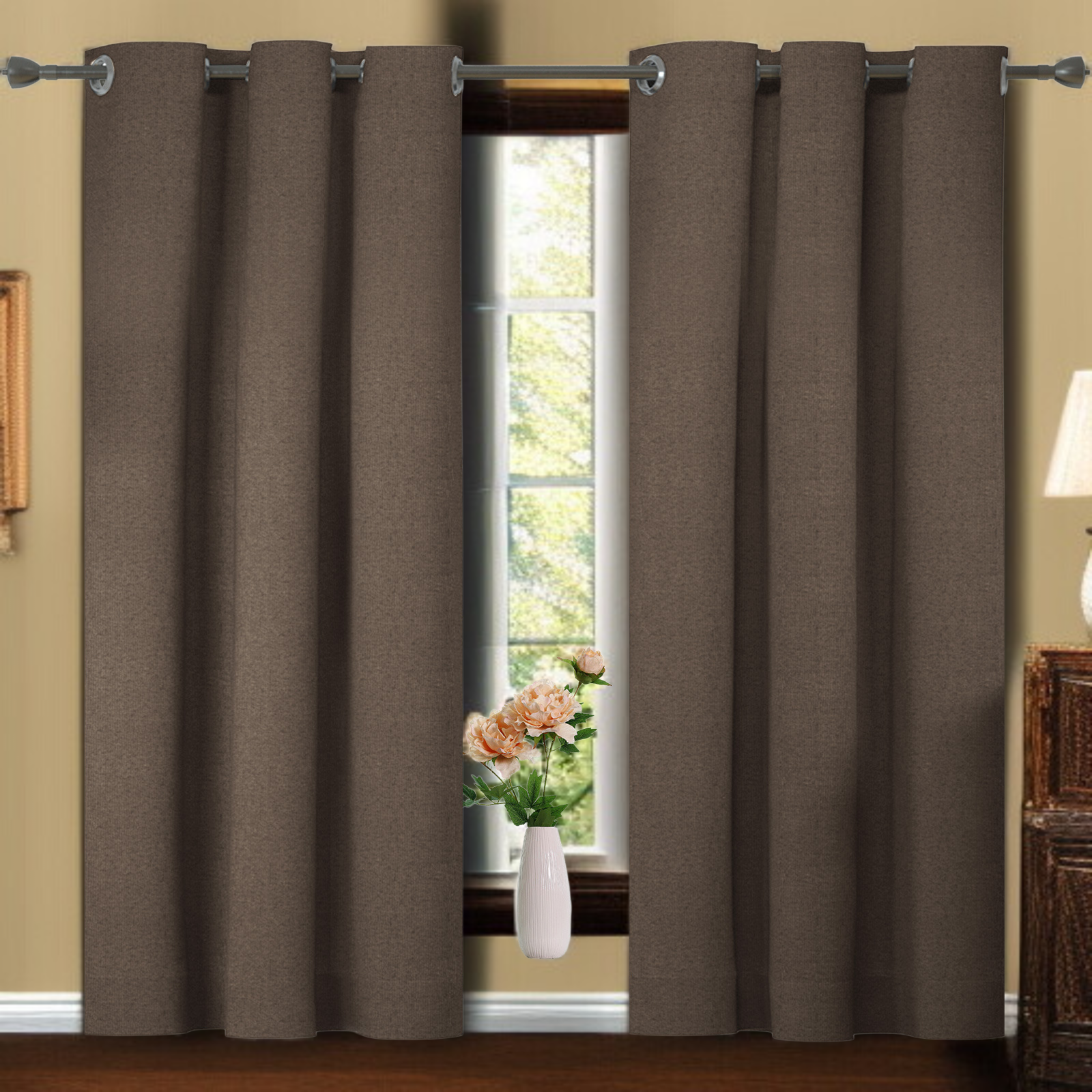 寝室ソリッドカラー高遮光遮光カーテン完成リビングルームバルコニーフル遮光カーテン