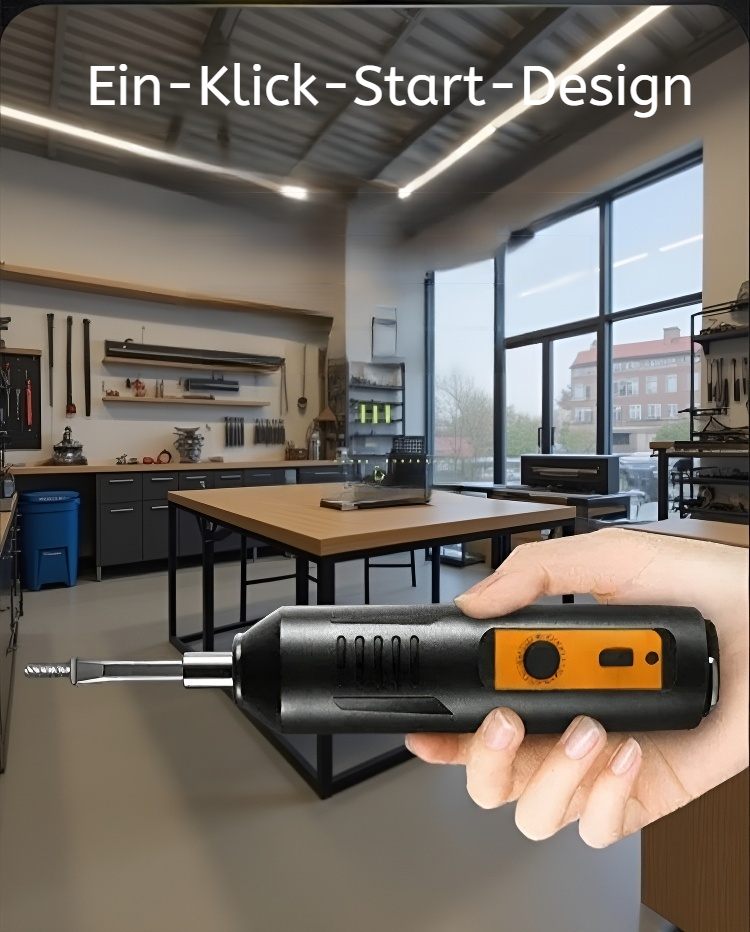 Präziser Elektroschraubendreher für Heimwerkerarbeiten