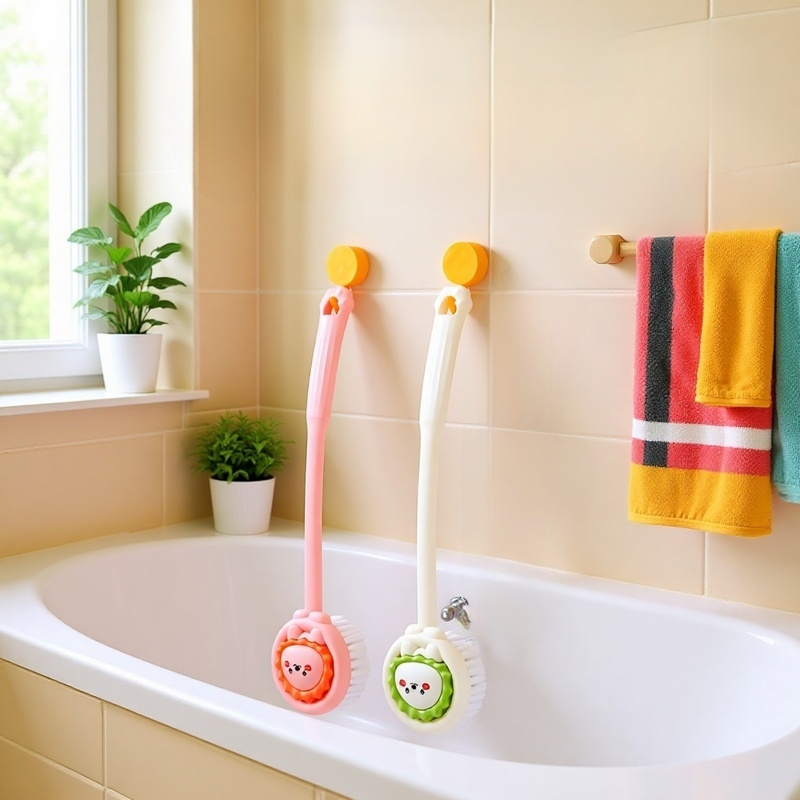 Sanfte Baby-Badetuch-Bürste für empfindliche Haut