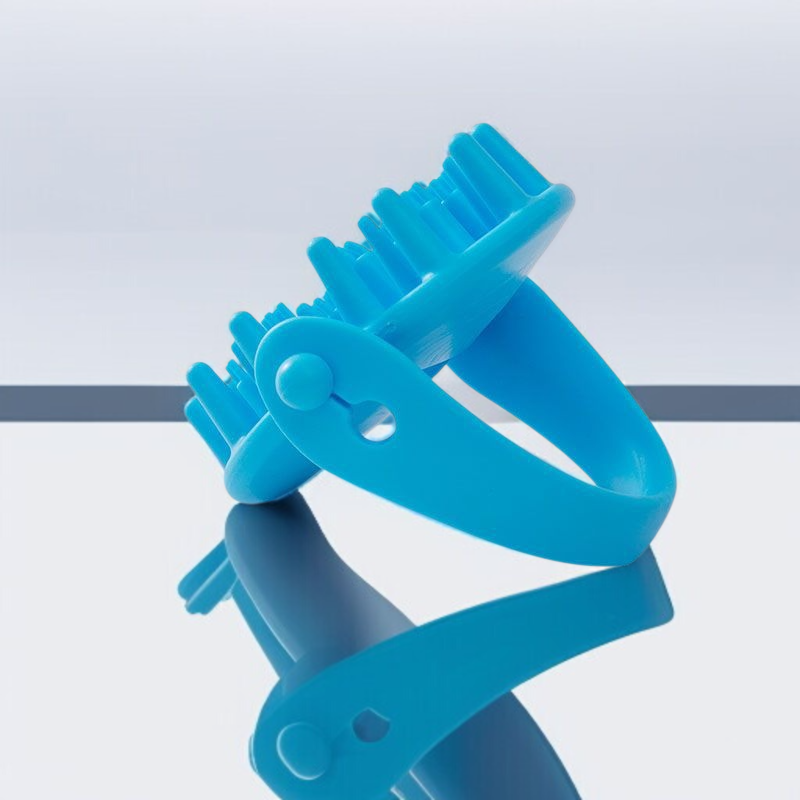 シリコンシャンプーマッサージかゆみ止めコーム