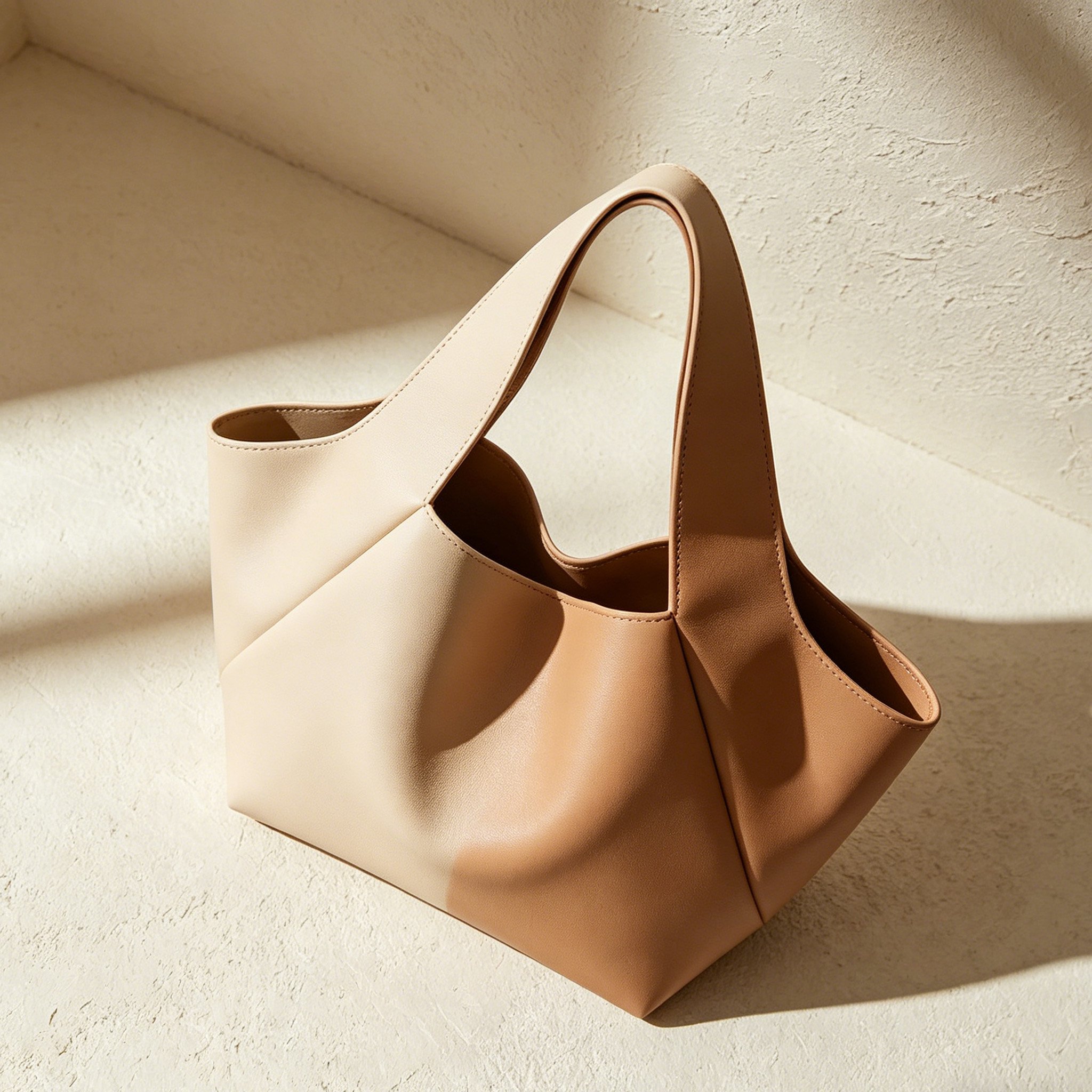 Reusable shopping bag carrying fresh vegetables