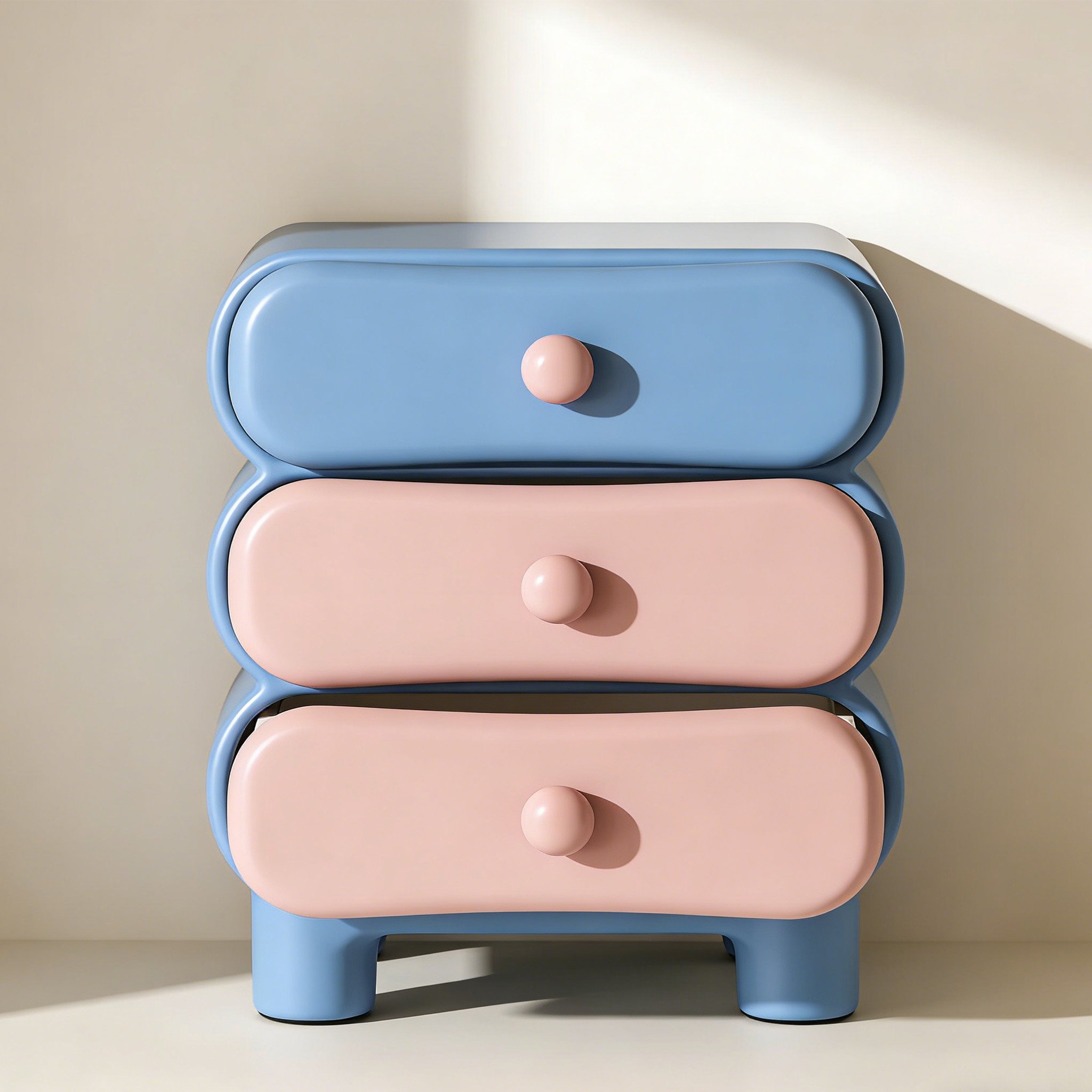 다기능 수납 침대 옆장