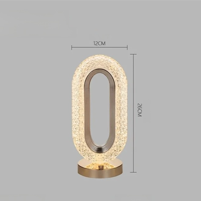 多機能タッチ水晶テーブルランプ