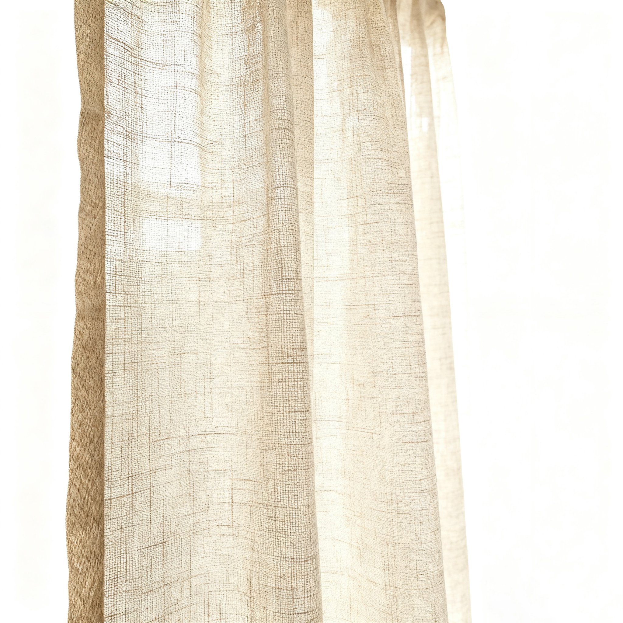  ナチュラルコットンリネンカーテン