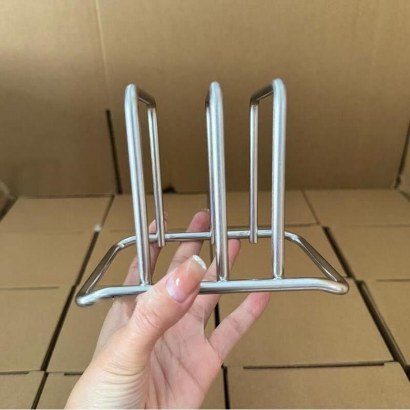 家庭用ステンレス鍋蓋収納ラック