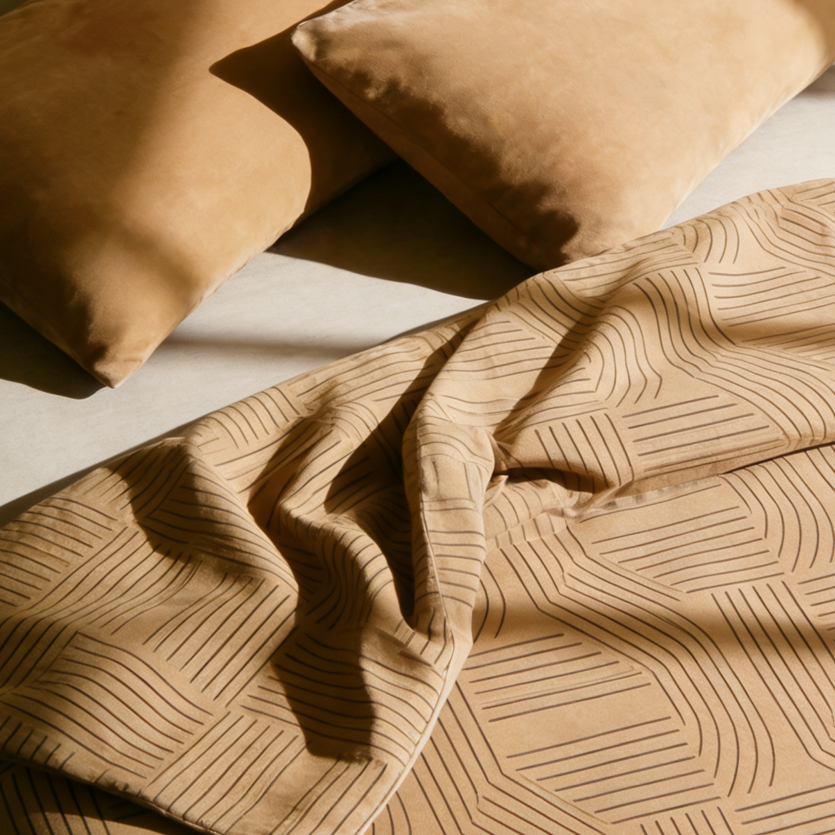 Juego de sábanas de cuatro piezas para cama