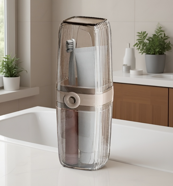 모던 스타일 칫솔 수납함 욕실용