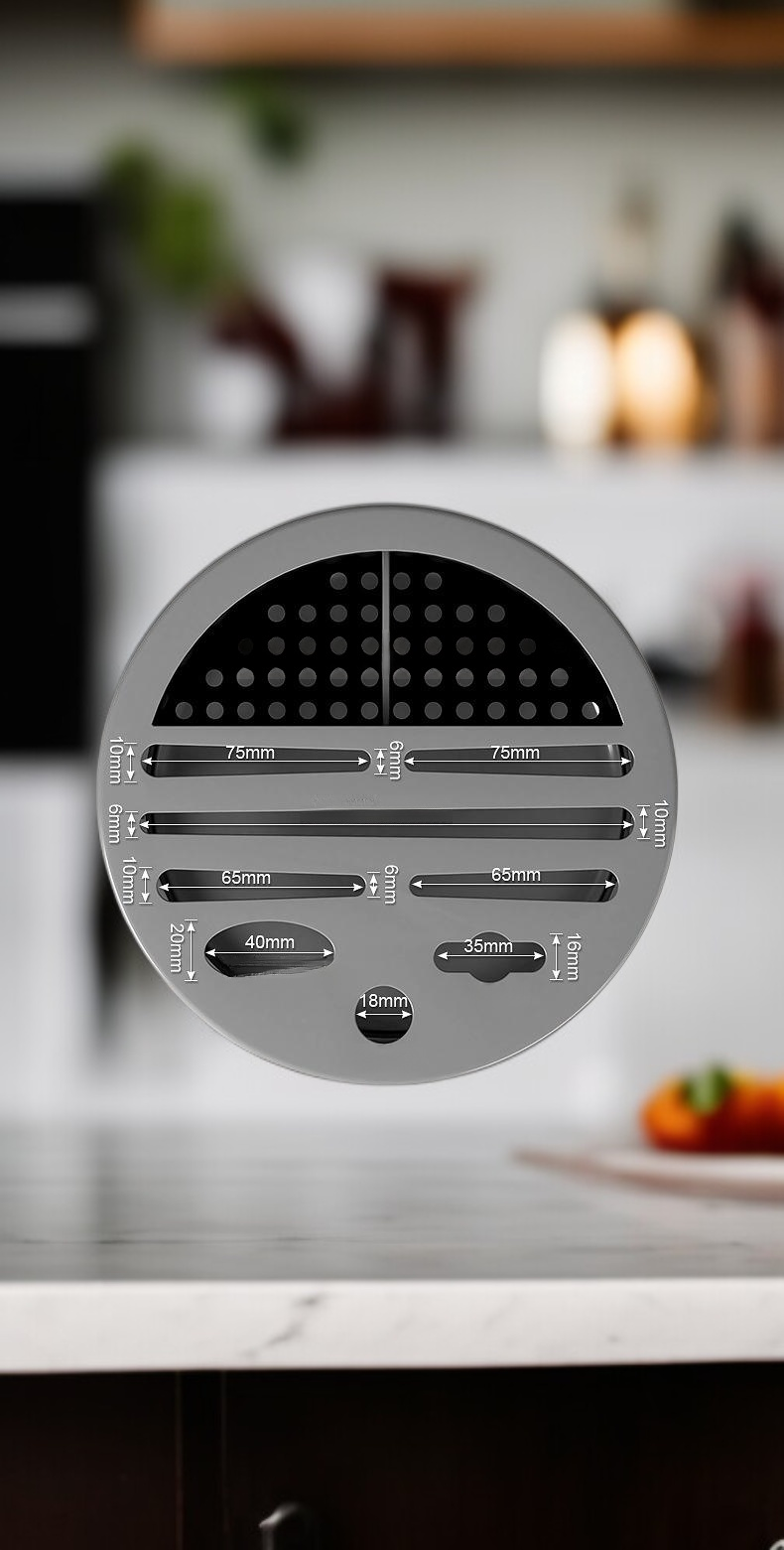 주방 공간 활용을 돕는 선반