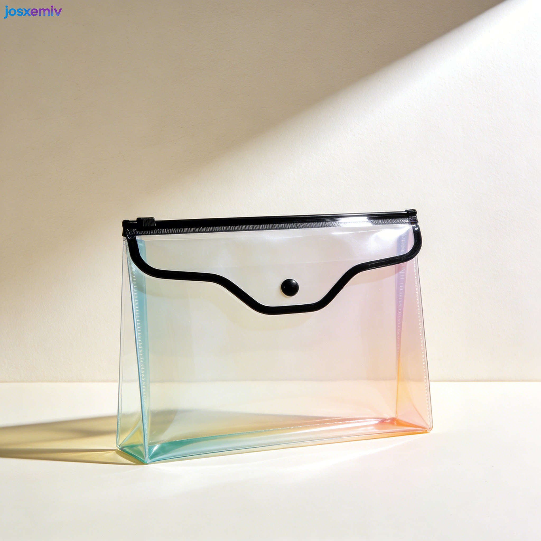 Transparent document bags (6 pieces)
