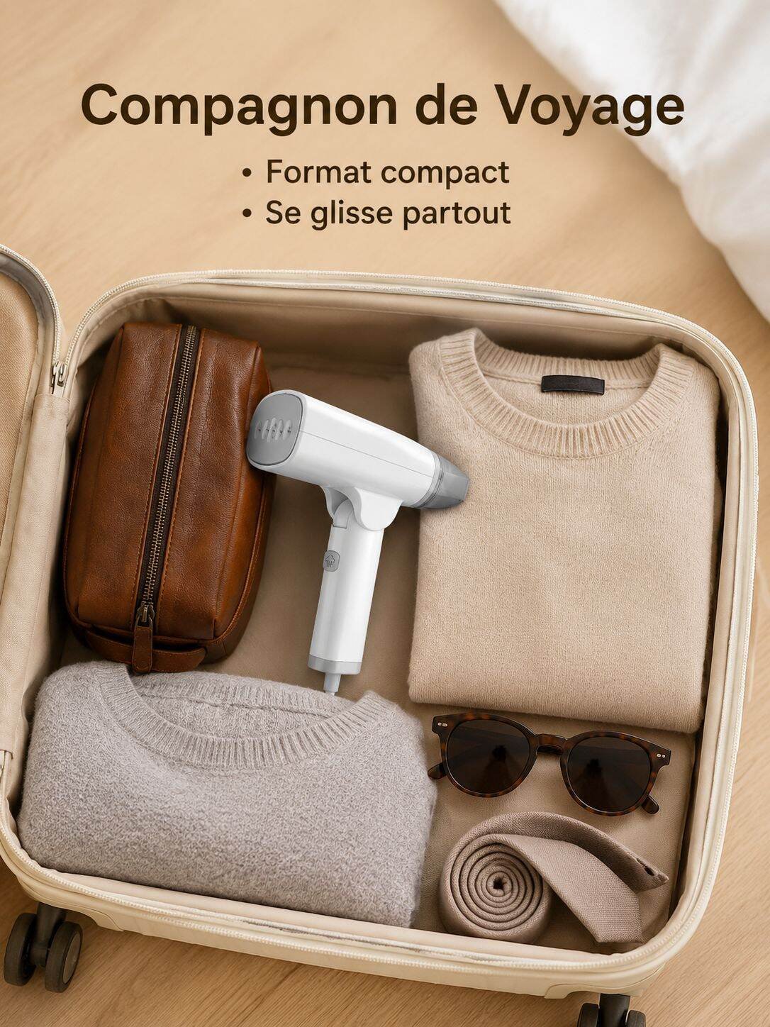 Défroisseur vapeur portable à main
