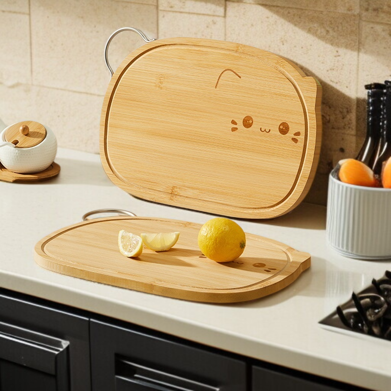 가정용 항균 과일 이유식 도마 원목 곰팡이 방지 귀여운 도마 고양이 주방 필수 과일 이유식 도마