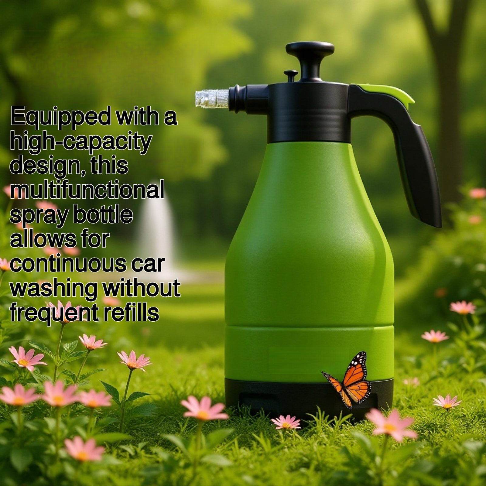 Multifunctional large-capacity car wash spray bottle