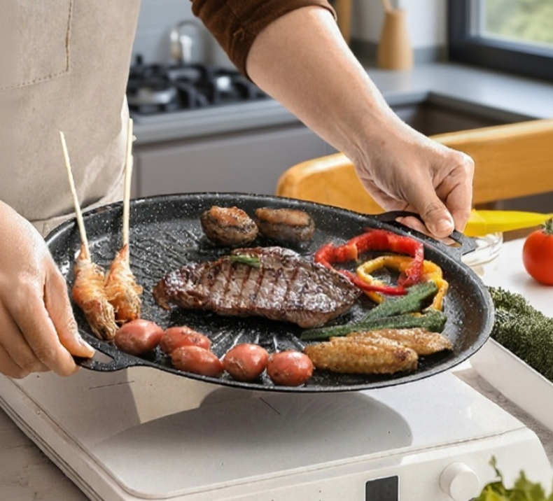 햇살 패턴이 돋보이는 베이킹 팬 디자인