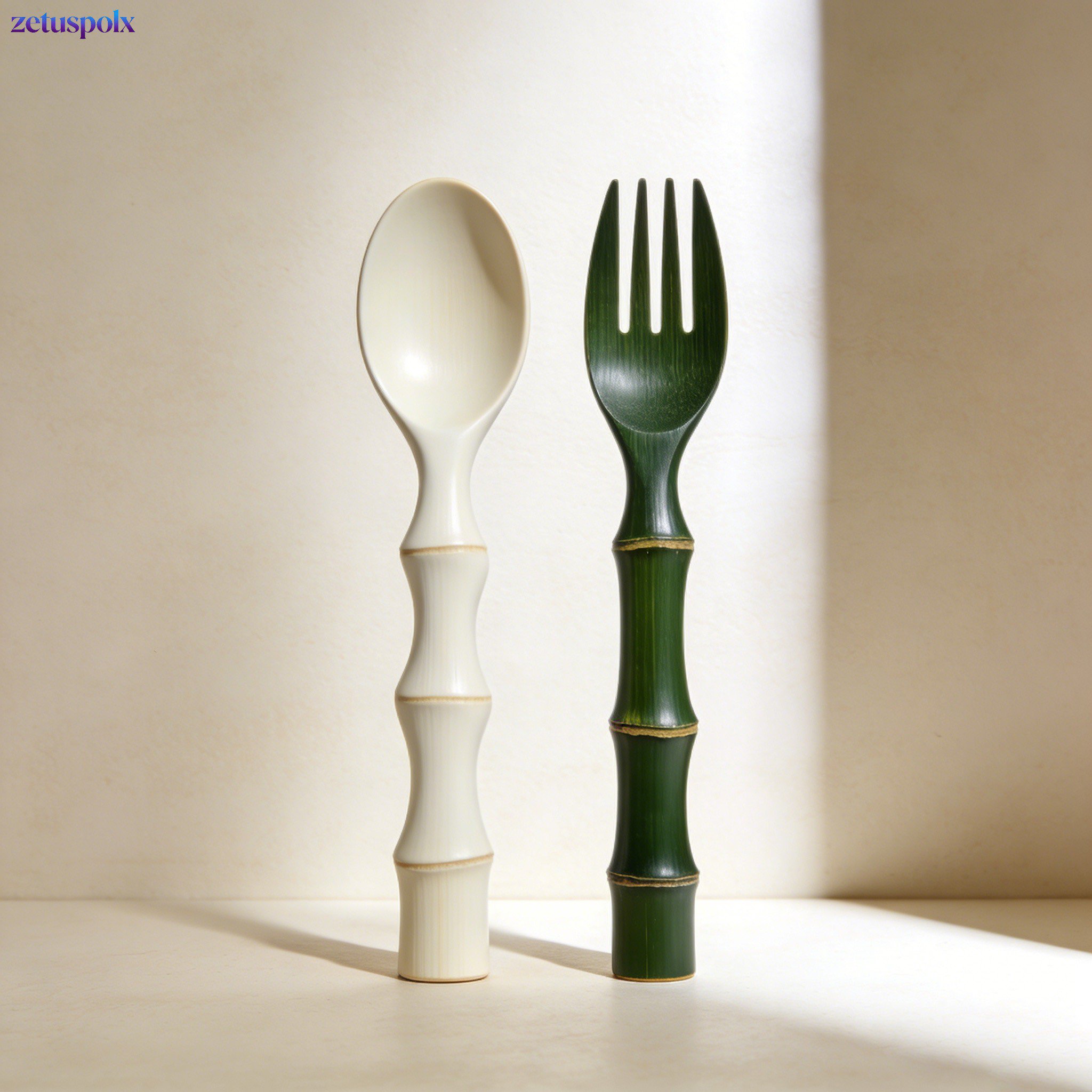 Bamboo tableware set
