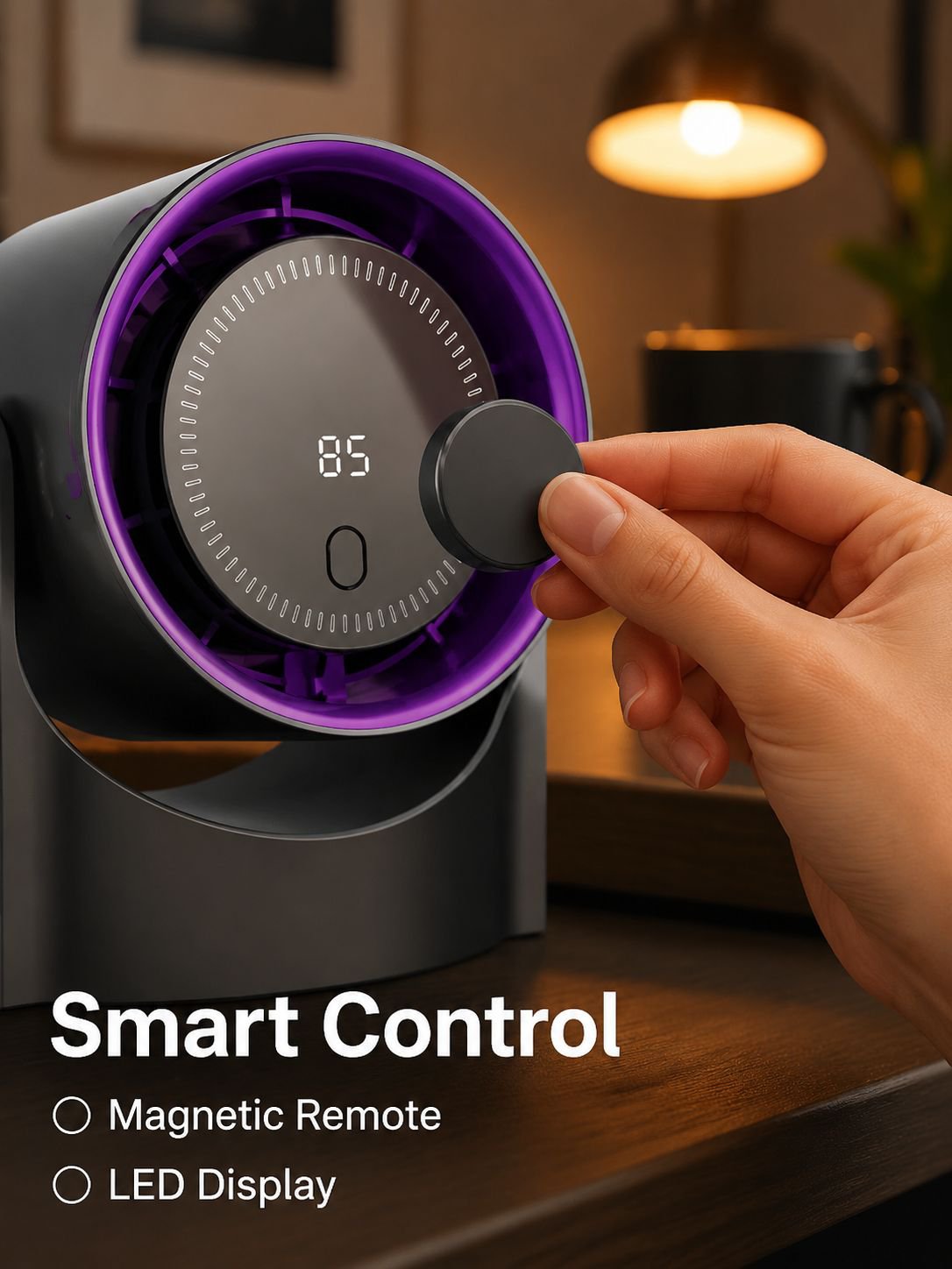 Portable USB Dual-Use Bladeless Air Circulator Fan