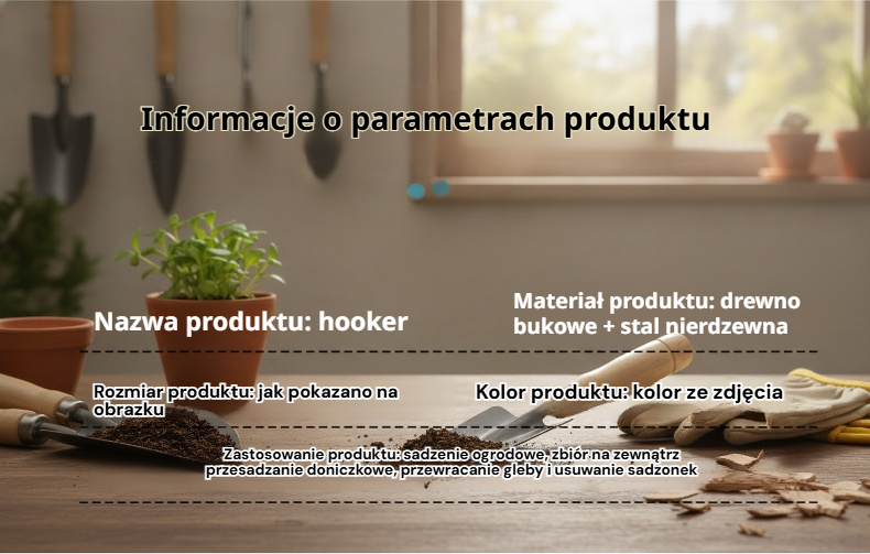 Solidny widelec ze stali nierdzewnej do pielęgnacji ogrodu