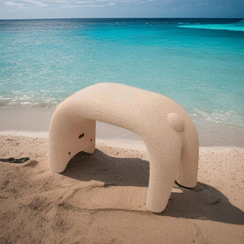 북유럽 캐릭터 동물 화장대 가정용 액체 낮은 의자 신발 교환대 현관 신발 걸상