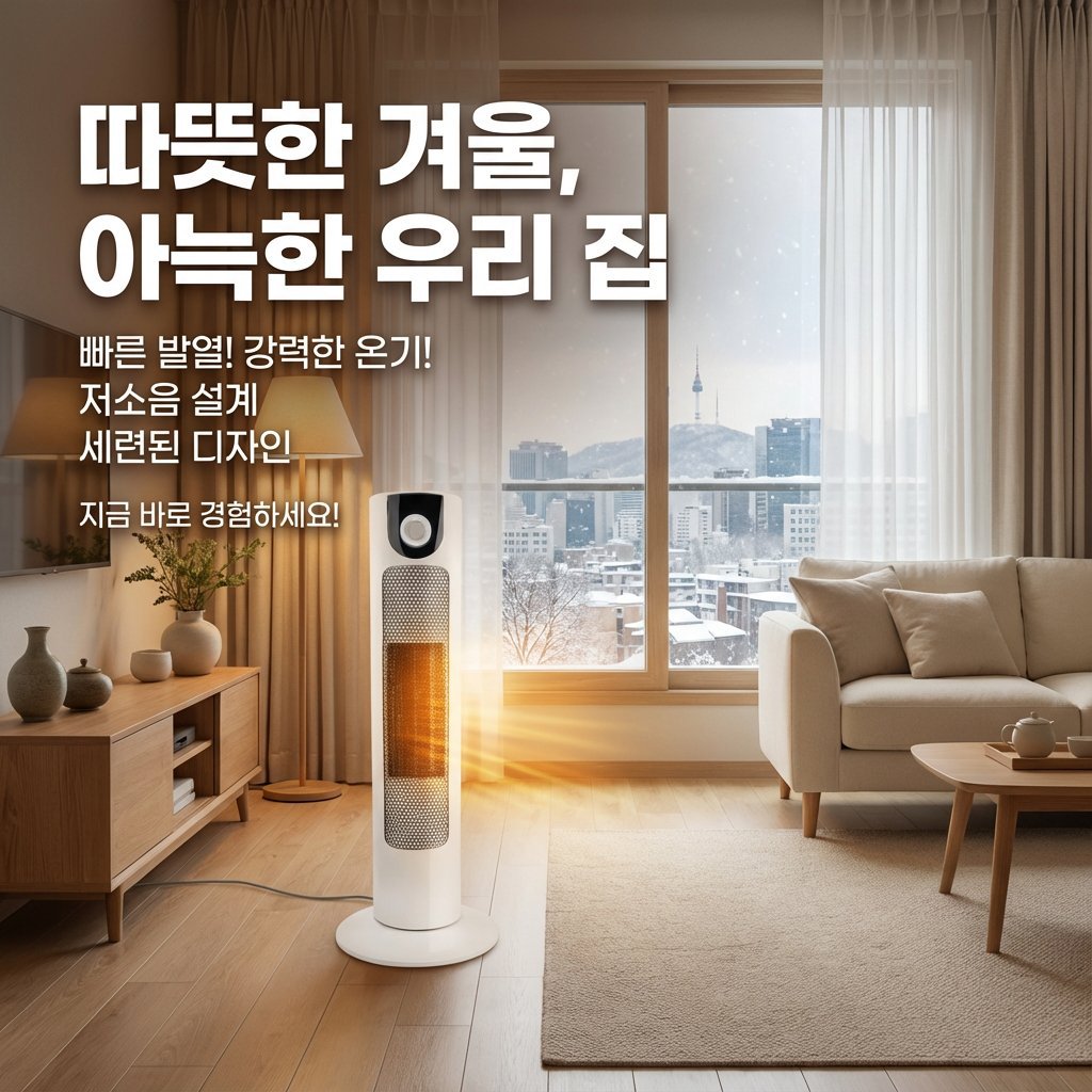 자체 온도 조절 이중 온도 보호 가정용 난방기