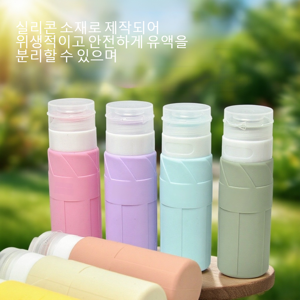 실리콘 압출식 유액 분리병