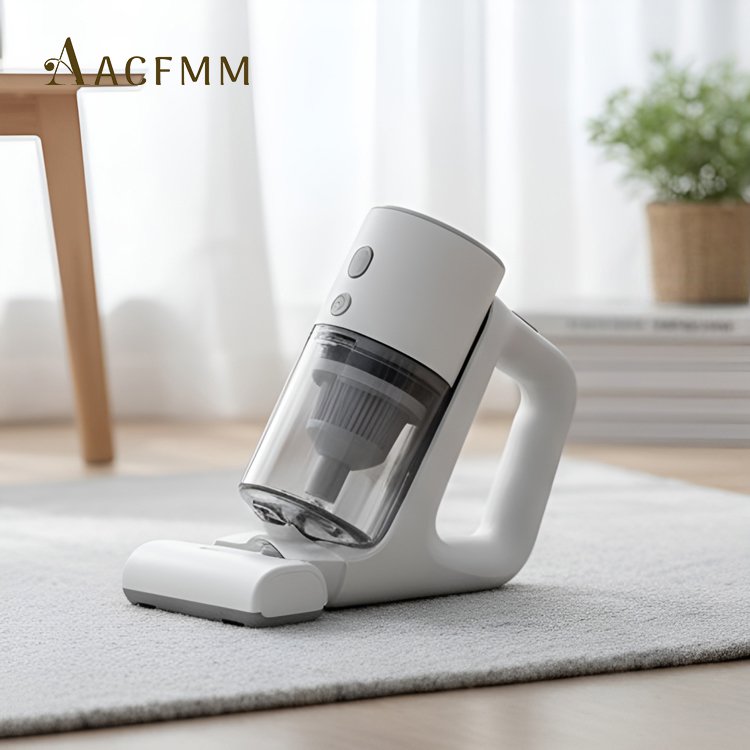 강력한 흡입력의 진공청소기 사용 모습